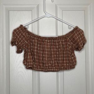 American Eagle Cropped Shirt